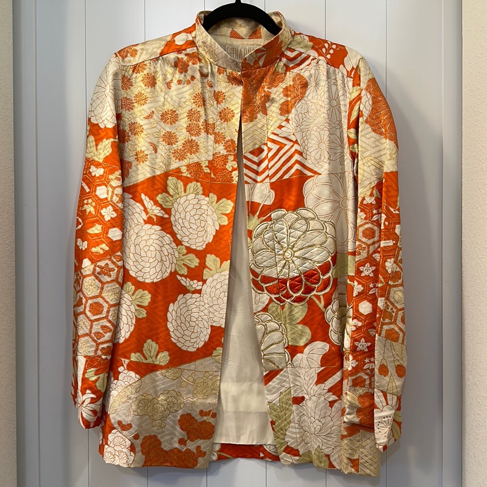 Designer Silk Rare Kimono / Blazer